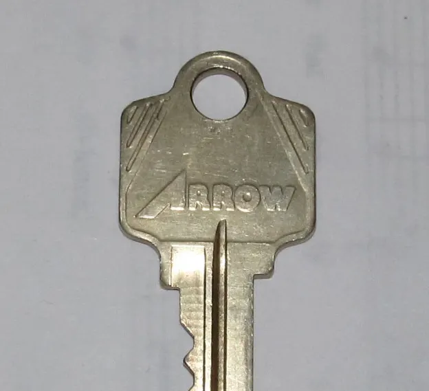  با توجه به شماره کلید های خام شکل کلید را مشخص می کنیم